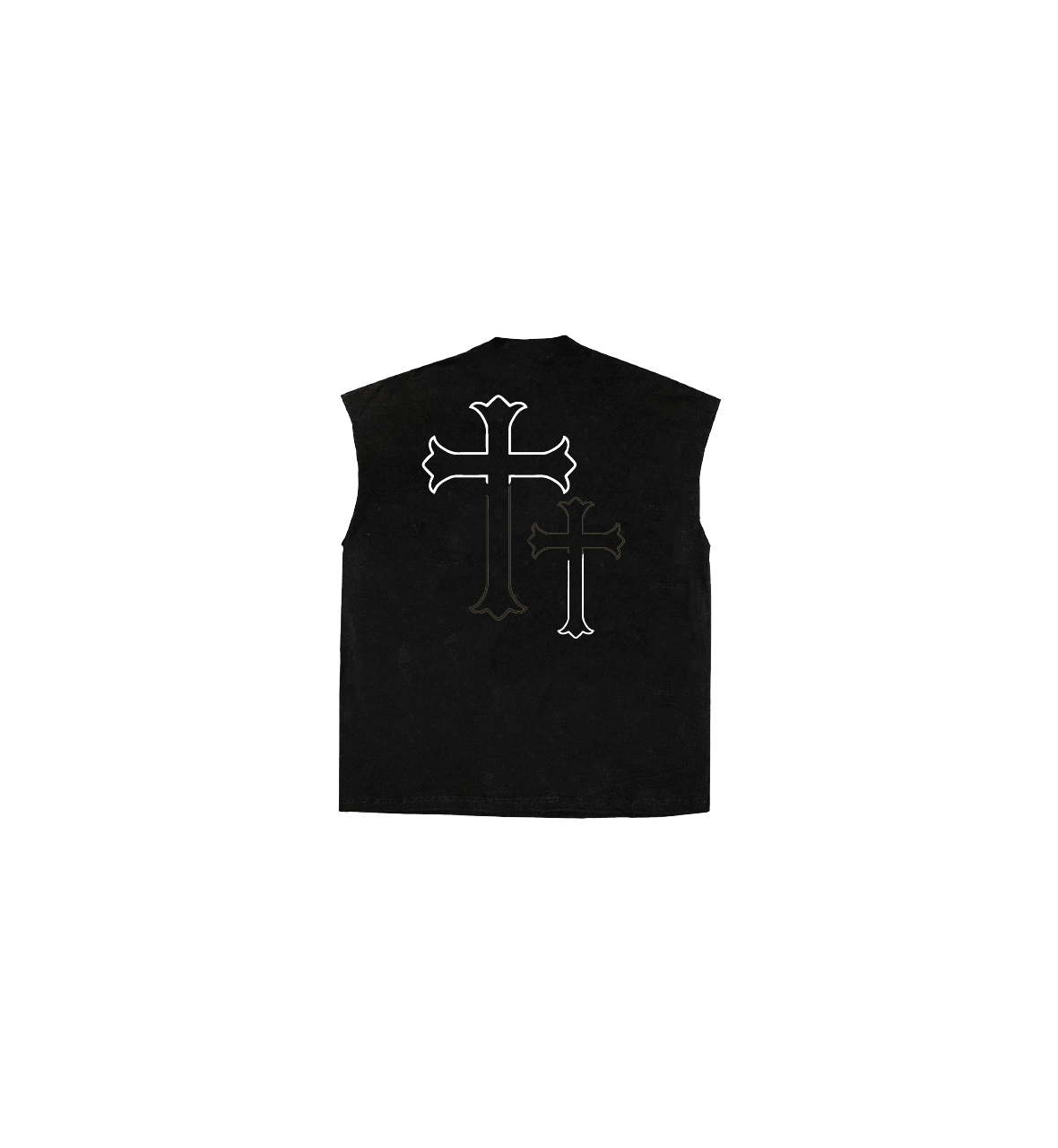 Chrome Crosses sleeveless shirt